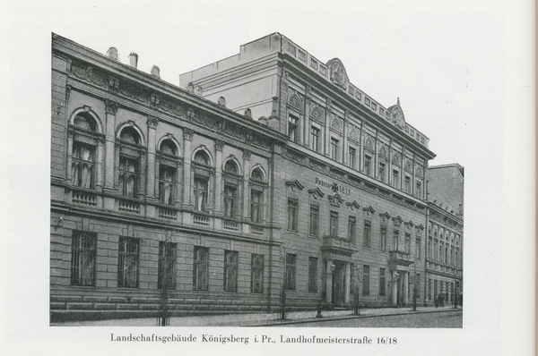 Königsberg (Pr.), Landschaftsgebäude