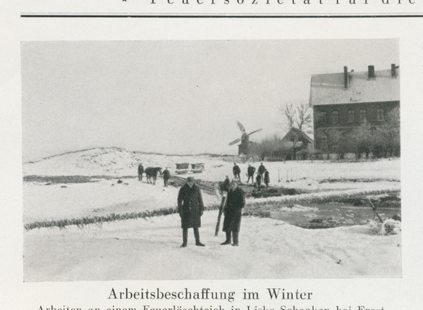 Liska-Schaaken, Arbeitsbeschaffung im Winter