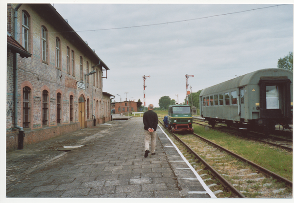 Angerburg (Węgorzewo), Der Bahnhof