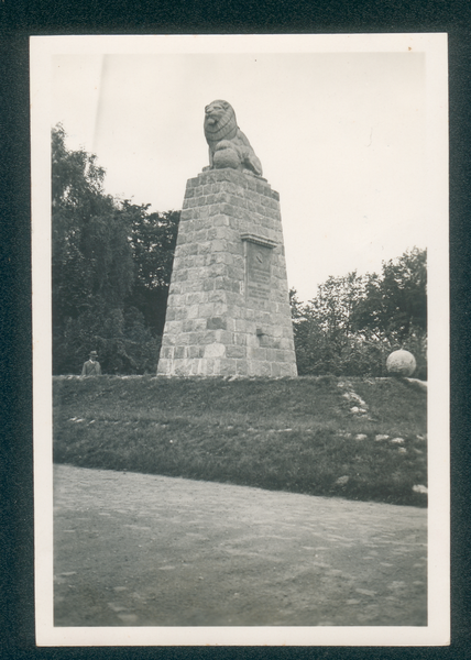 Hohenstein Kr. Osterode, Tannenberg-National-Denkmal, Löwendenkmal