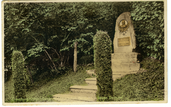 Creuzburg, Generalfeldmarschall Hermann v. Boyen Denkmal