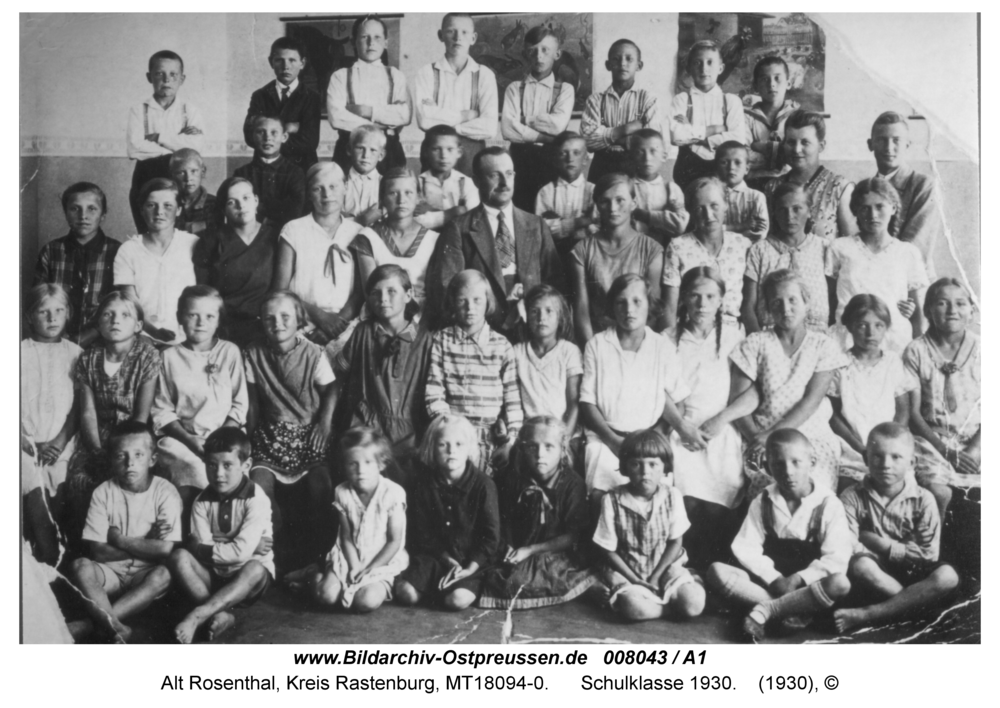 Alt Rosenthal, Schule, Klasse von 1930