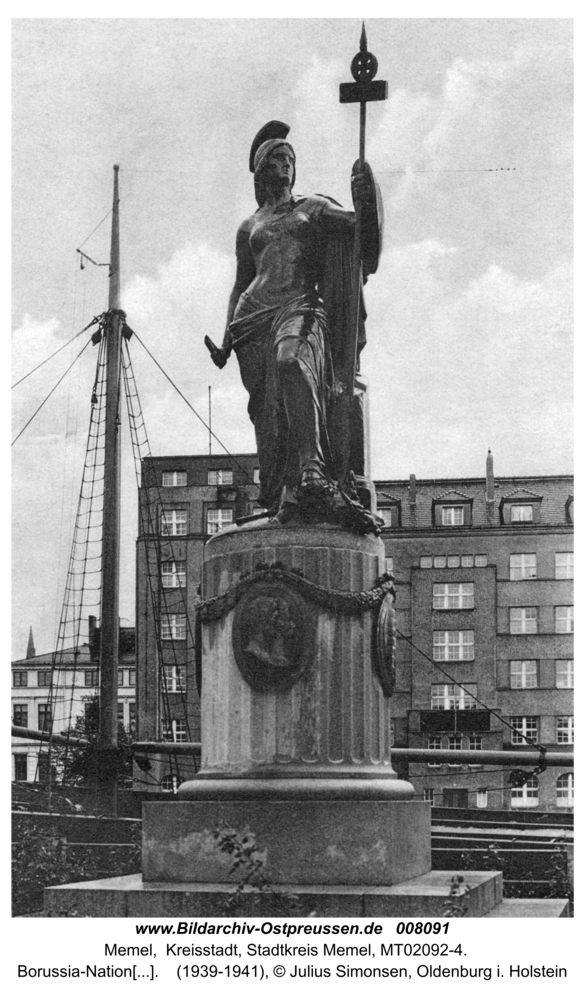 Memel, Borussia-Nationaldenkmal