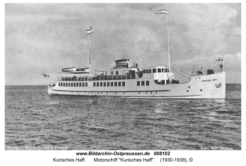 Kurische Nehrung, Motorschiff "Kurisches Haff"