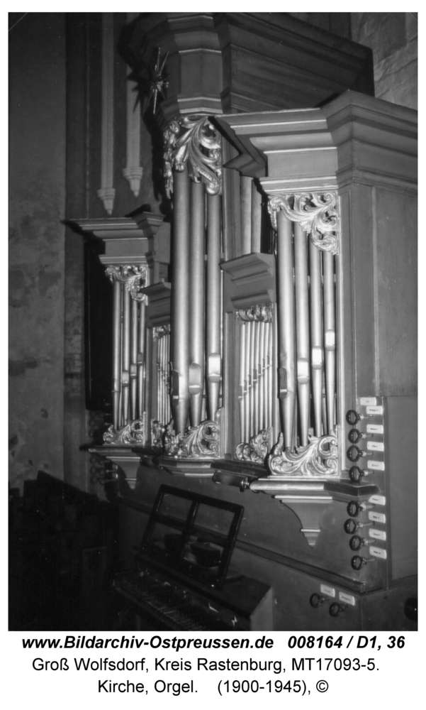 Groß Wolfsdorf, Kirche, Orgel