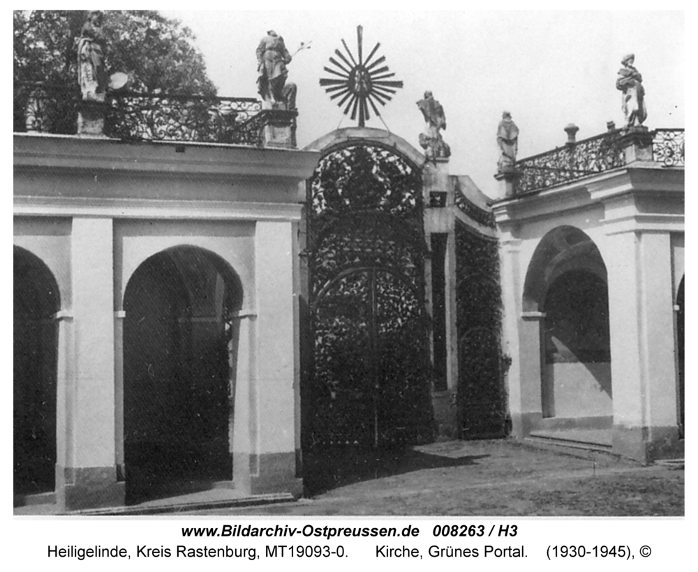 Heiligelinde, Kirche, Grünes Portal