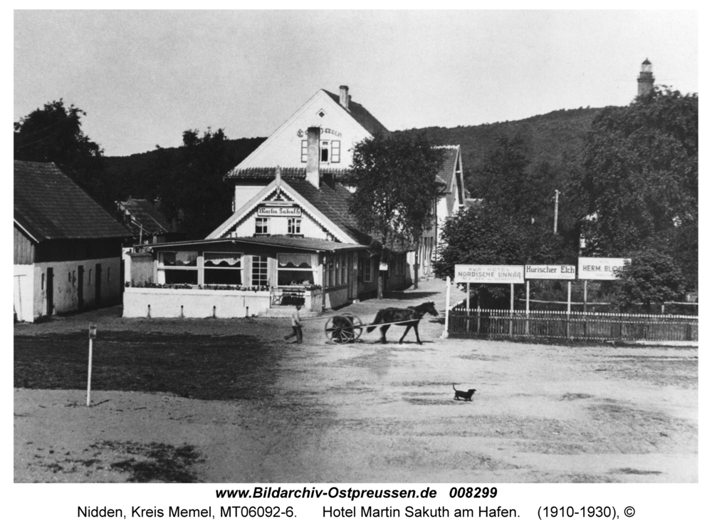 Nidden, Hotel Martin Sakuth am Hafen