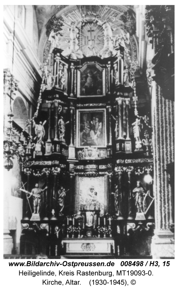 Heiligelinde, Kirche, Altar