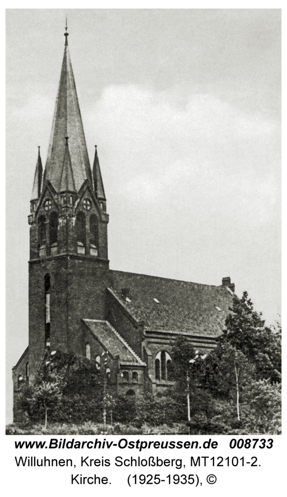 Willuhnen, Kirche