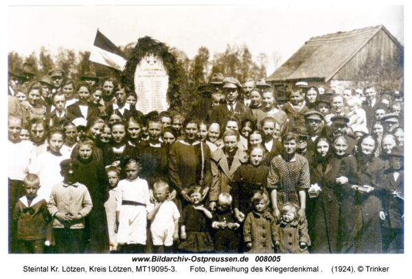 Steintal, Foto, Einweihung des Kriegerdenkmal