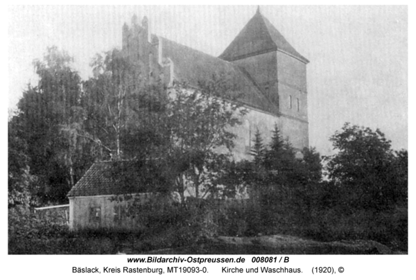 Bäslack, Kirche und Waschhaus