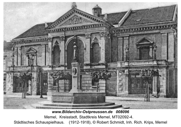 Memel, Städtisches Schauspielhaus