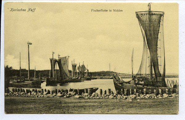 Nidden, Fischerflotte in Nidden