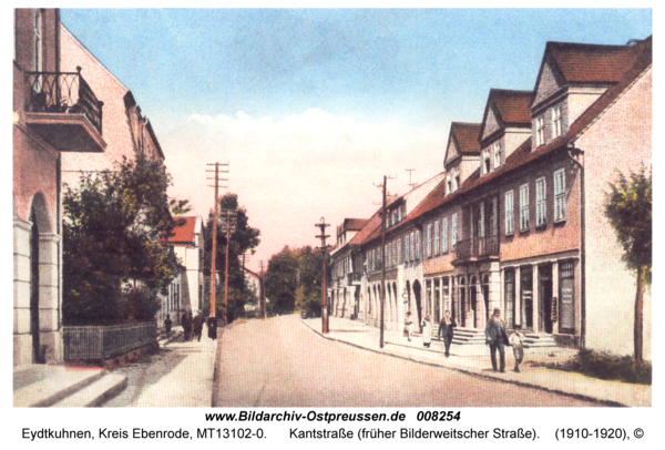 Eydtkau, Kantstraße (früher Bilderweitscher Straße)