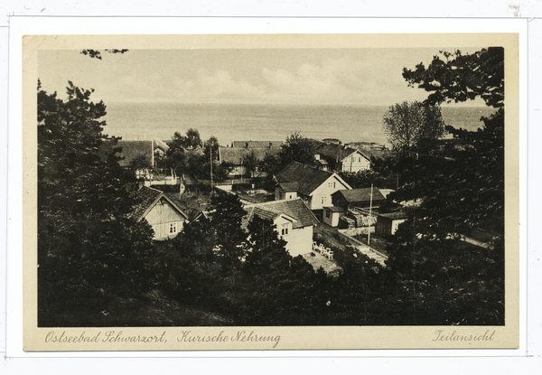 Schwarzort, Blick vom Evaberg über die Ortschaft