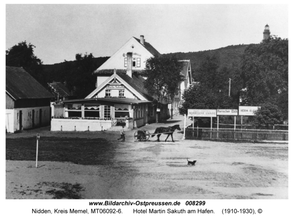 Nidden, Hotel Martin Sakuth am Hafen