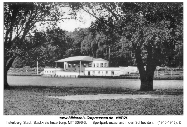 Insterburg, Sportparkrestaurant in den Schluchten