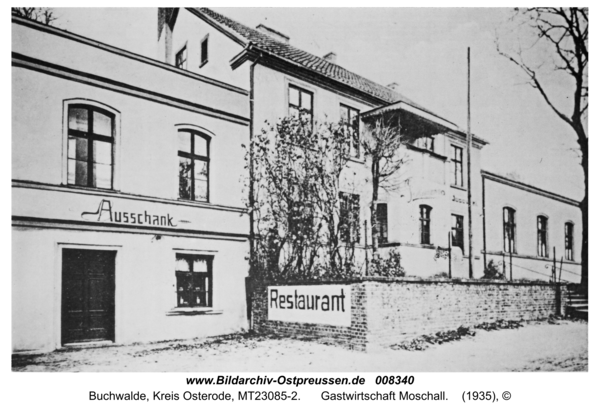 Buchwalde Kr. Osterode, Gastwirtschaft Moschall