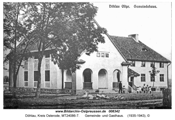 Döhlau, Gemeinde- und Gasthaus