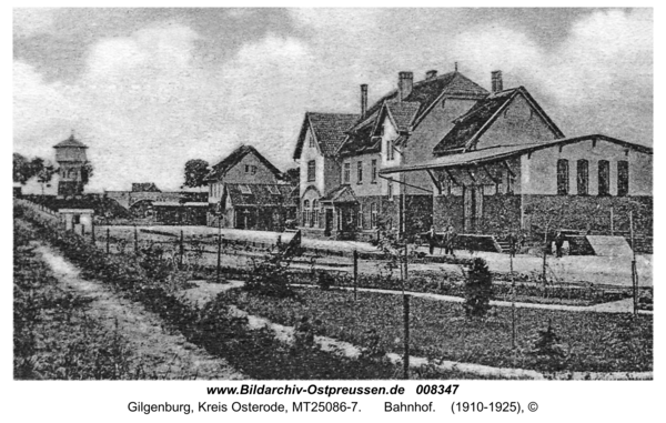 Gilgenburg, Bahnhof