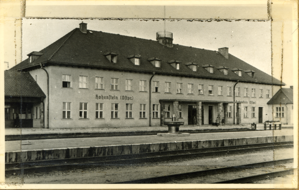 Hohenstein Kr. Osterode, Neuer Bahnhof, Bahnsteigseite