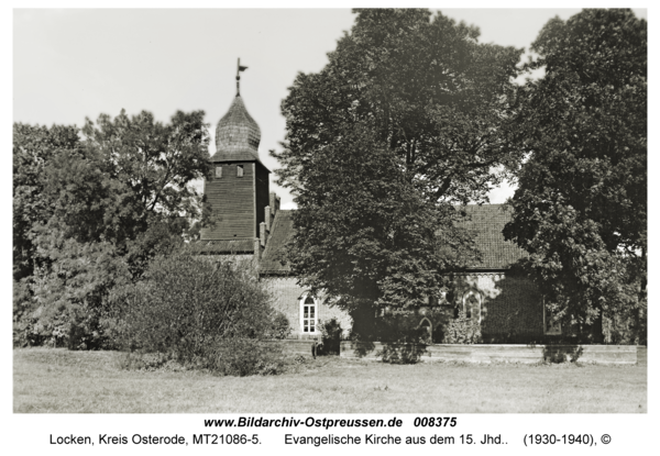 Locken, Evangelische Kirche aus dem 15. Jhd.