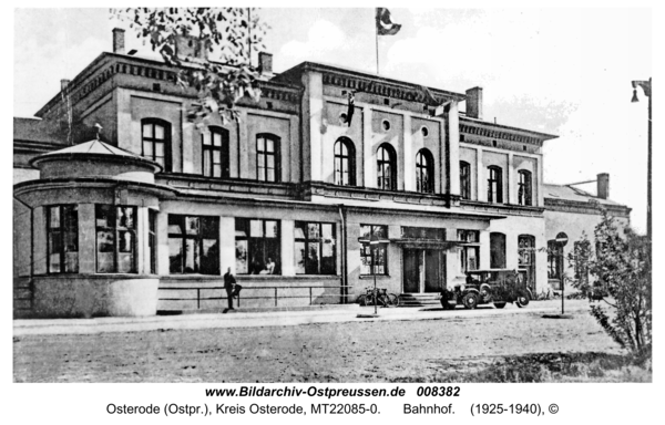 Osterode (Ostpr.), Bahnhof