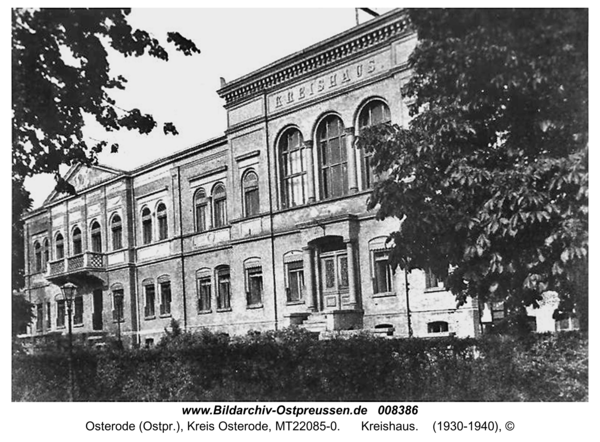 Osterode (Ostpr.), Kreishaus