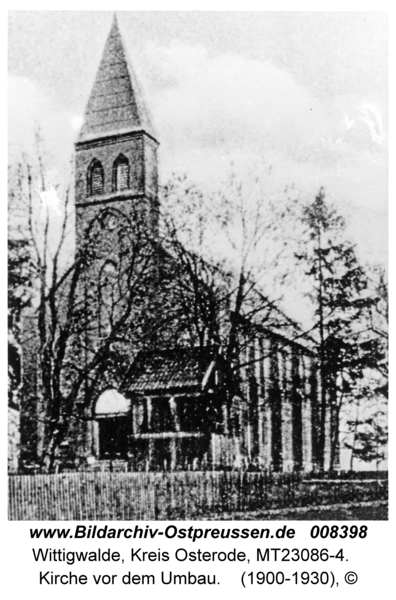 Wittigwalde, Kirche vor dem Umbau