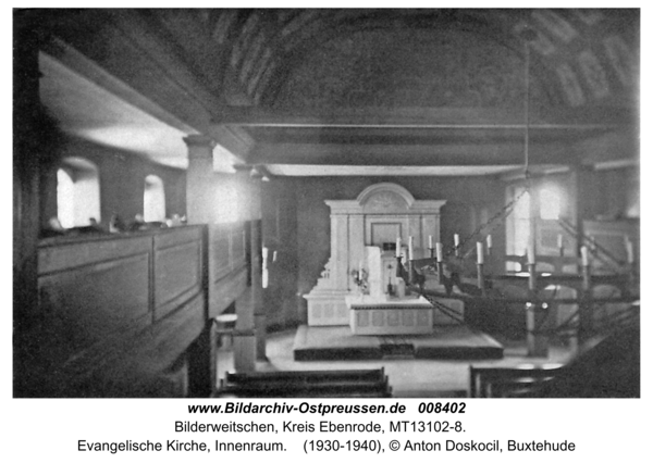 Bilderweiten, Evangelische Kirche, Innenraum