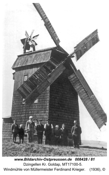 Widmannsdorf, Windmühle von Müllermeister Ferdinand Krieger