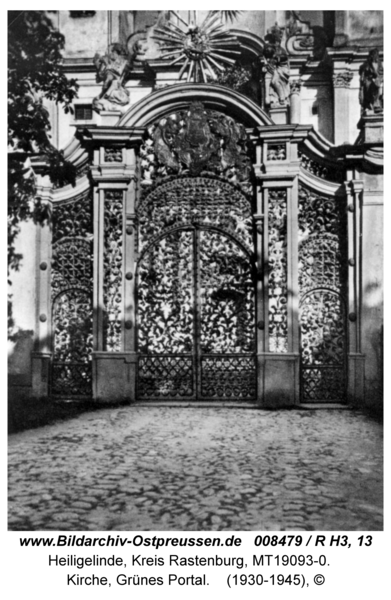 Heiligelinde, Kirche, Grünes Portal