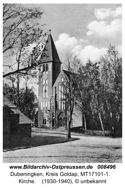 Dubeningen, Kirche