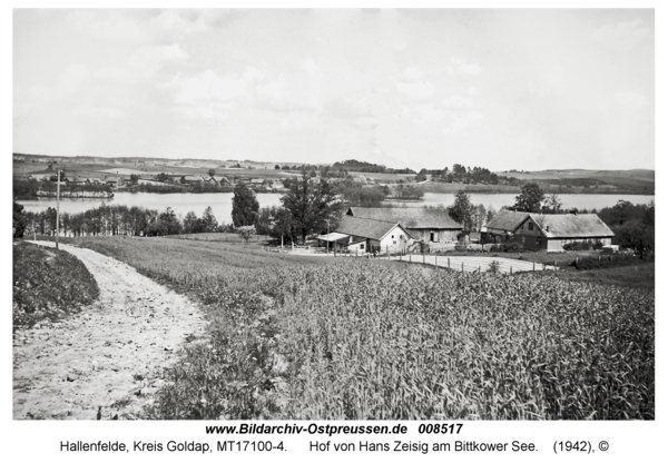 Hallenfelde, Hof von Hans Zeisig am Bittkower See