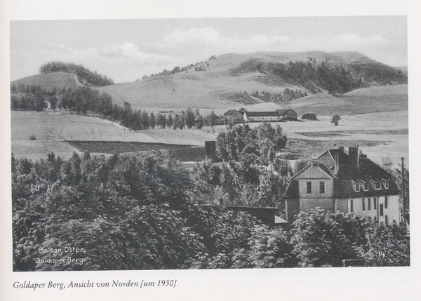 Goldap, Blick zum Goldaper Berg von Norden