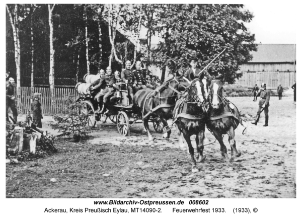 Ackerau, Feuerwehrfest 1933