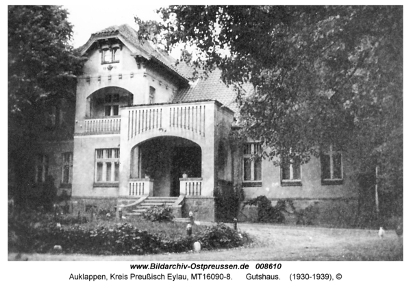 Auklappen, Gutshaus