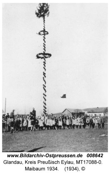 Glandau, Maibaum 1934