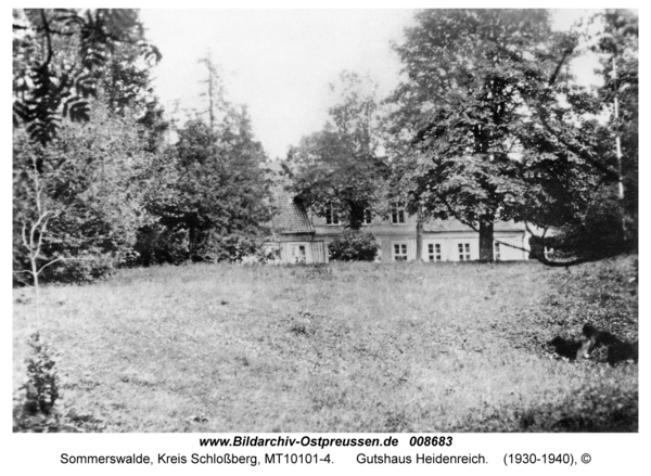 Sommerswalde, Gutshaus Heidenreich