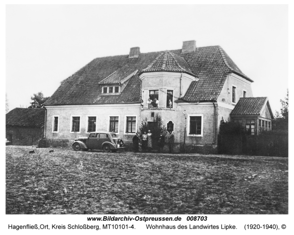 Hagenfließ, Wohnhaus des Landwirtes Lipke