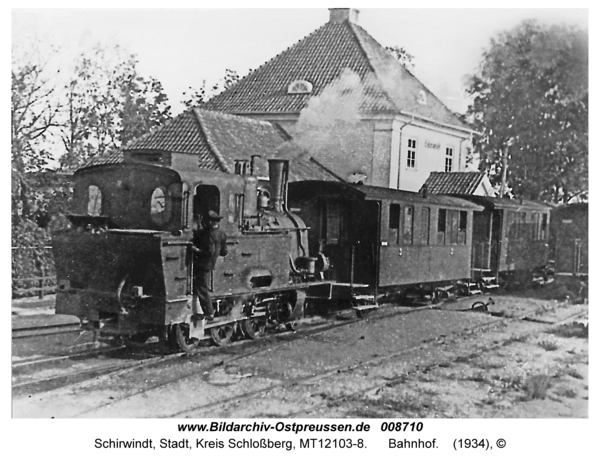 Schirwindt, Bahnhof