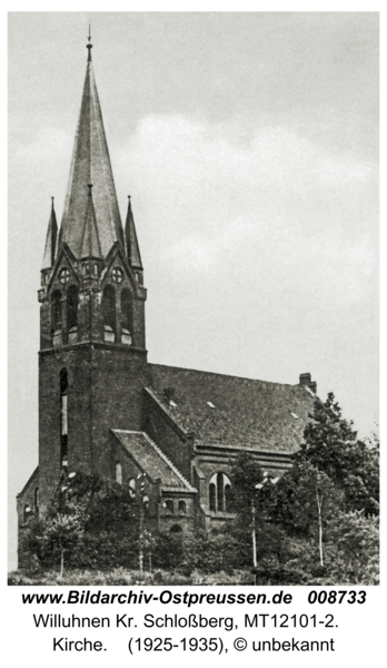 Willuhnen, Kirche