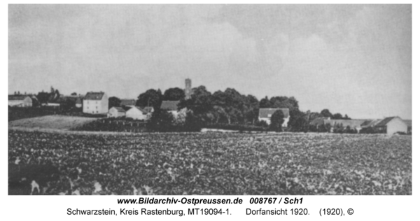 Schwarzstein, Dorfansicht 1920