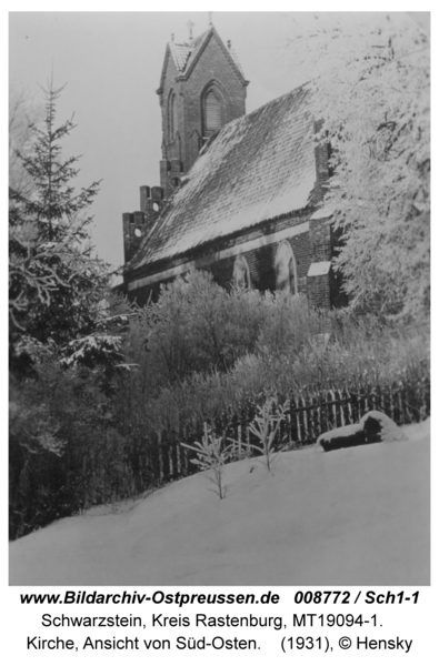 Schwarzstein, Kirche, Ansicht von Süd-Osten