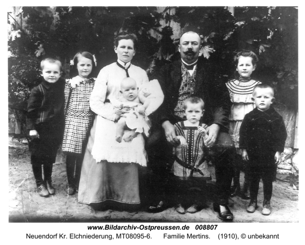 Neuendorf Kr. Elchniederung, Familie Mertins
