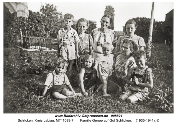 Schlicken, Familie Genee auf Gut Schlicken