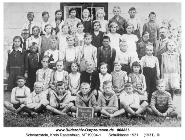 Schwarzstein, Schulklasse 1931