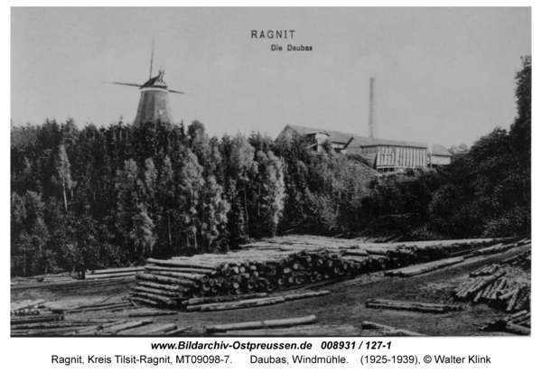 Ragnit, Daubas, Windmühle