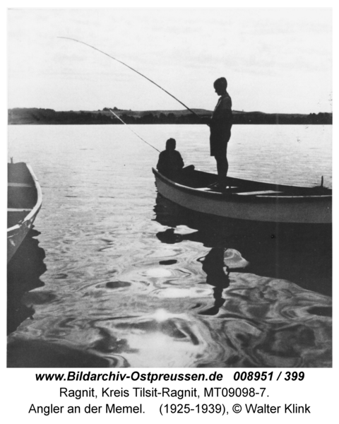 Ragnit, Angler an der Memel