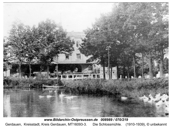 Gerdauen, Die Schlossmühle